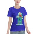 thumbnail image 2 of T-Shirt Basique à Manches Courtes pour Femmes Super Saiyan, 2 of 6