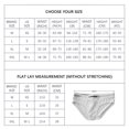 thumbnail image 2 of GTOPXMAN Men's Underwear Low Rise Briefs, 3-Pack, Size XL, Gray, 2 of 7