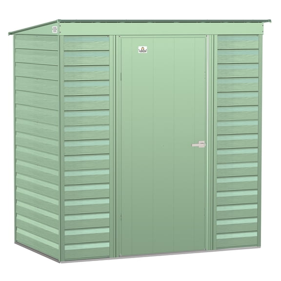 Arrow Select 6 x 4 x 6 ft Green Shed
