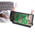 thumbnail image 1 of COFEST Multifunctional LED Projection Alarm Clock with Temperature and Humidity Display, 8-Inch Screen, 5-Meter Projection Distance, and Dual Alarm for Bedroom Use Green, 1 of 8
