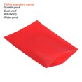 thumbnail image 4 of Unique Bargains Card Sleeves Waterproof Soft Trading Cards Protector Red 2 Pack/100 Sleeves, 4 of 5