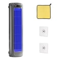 thumbnail image 1 of Portable Tower Fan - Rechargeable Battery Operated, Desktop Air Cooler, Silent Operation, Compact Space Saving Design, Gray, JKODE, 1 of 8