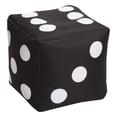 thumbnail image 1 of Cube Dice de Gouchee Home – Pouf cube amusant et fonctionnel, rempli de polystyrène, siège d'appoint léger pour salon ou chambre à coucher, 1 of 6