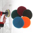 thumbnail image 4 of 5Pcs Cleaning Cloth Scrub Pad Industrial Scouring Pads Nylon Polishing Pad 4Inch, 4 of 9