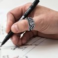 thumbnail image 4 of MasteelfCA 1Pc Man Delicate Ring Masculine Hand Jewelry Ring Man Ring Foxes Ring Decor, 4 of 8