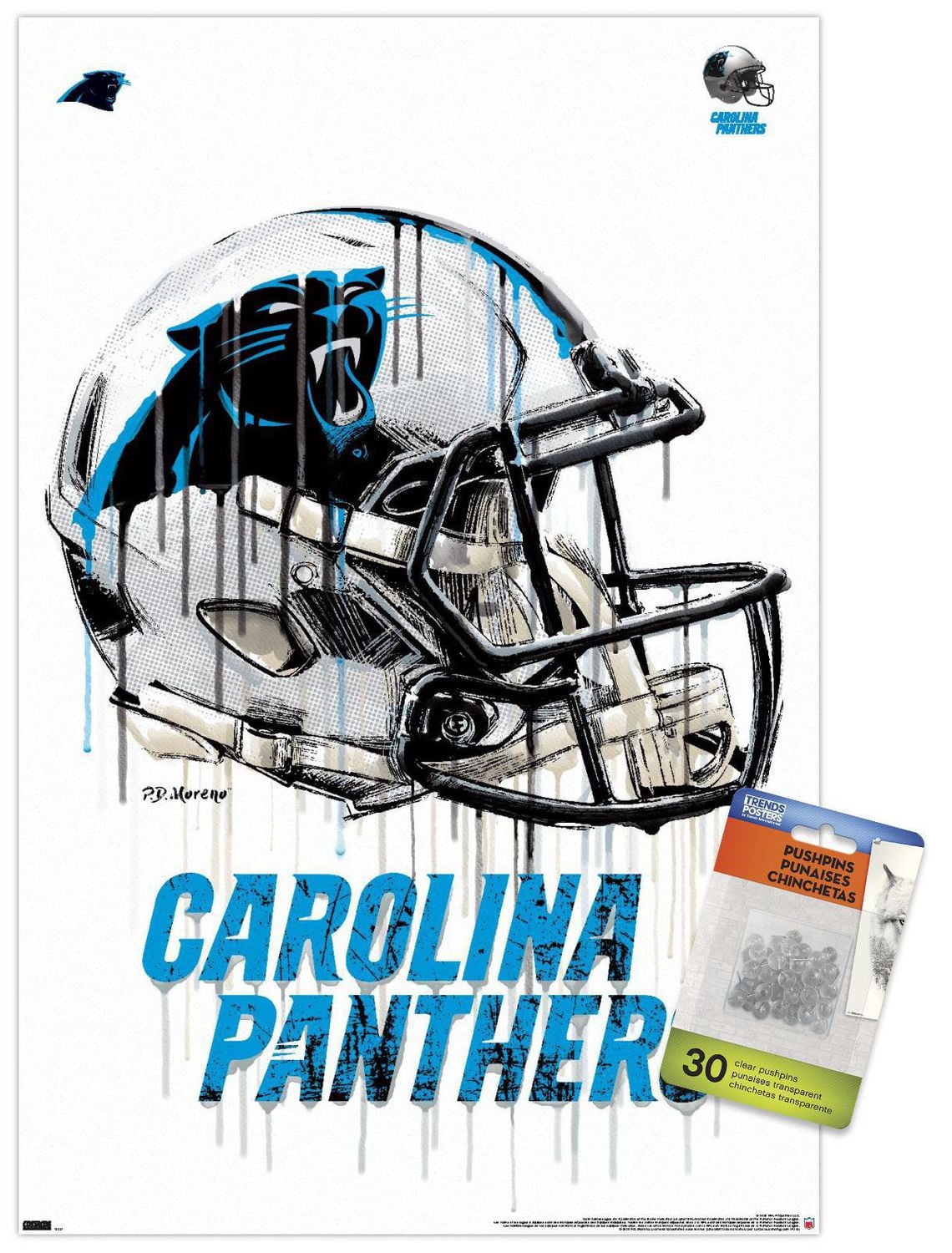 NFL Carolina Panthers - Casque anti-goutte 20