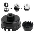 thumbnail image 2 of 64MM Oil Filter Cap Wrench Cup Socket Remover Tool for Toyota for Lexus 14 Flutes, 2 of 4