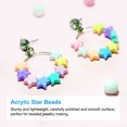 thumbnail image 3 of Uxcell 11mm Crystal Star Beads, 100 Pcs Acrylic Star Bead, Pink, 3 of 5