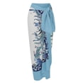 thumbnail image 5 of Maillot de Bain une Pièce pour Femmes avec Jupe de Plage Paréo Imprimé Floral Rétro Ensemble Bikini Deux Pièces, 5 of 5