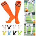 thumbnail image 2 of GLFILL Ultra Comfortable Professional Football Socks Thin and Breathable Design orange and black M, 2 of 9