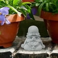 thumbnail image 4 of Zen Buddha Statue Small Stone Meditation for Home Garden Feng Shui Desktop Ornament, 4 of 4