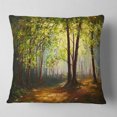 thumbnail image 1 of Summer Forest - Landscape Printed Throw Pillow - 18x18, 1 of 4