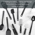 thumbnail image 3 of Mainstays 36-Piece Kitchen and Cooking Utensils with Tray Organizer, Clear and Black, 3 of 9