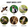 thumbnail image 2 of Reflective Bird Repellent Tape Scare Tapes Ribbon High Reflectivity Flashing Bird Repellent Orchards Lawn Yards Home Branche Decorations, 2 of 9