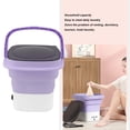 thumbnail image 3 of Foldable Portable Washing Machine, Mini Laundry Washer for RV Travel Apartment, Quiet, 3 of 7