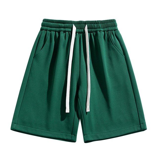 EOYWHK Mens Gym Shorts Elastic Waist Workout Shorts Drawstring Loose Wide-Leg Half Length Lounge Trouser ,S-3XL