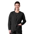 thumbnail image 1 of Red Panda Women's Warm Up Solid Scrub Jacket, Red, 1 of 1