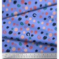 thumbnail image 2 of Soimoi Silk Fabric Brush Stroke Abstract Print Fabric by The Yard 42 Inch Wide, 2 of 3
