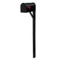 thumbnail image 2 of Gibraltar Mailboxes Powder Coated Steel Drive In Adjustable Mailbox Post, Black, 2 of 6