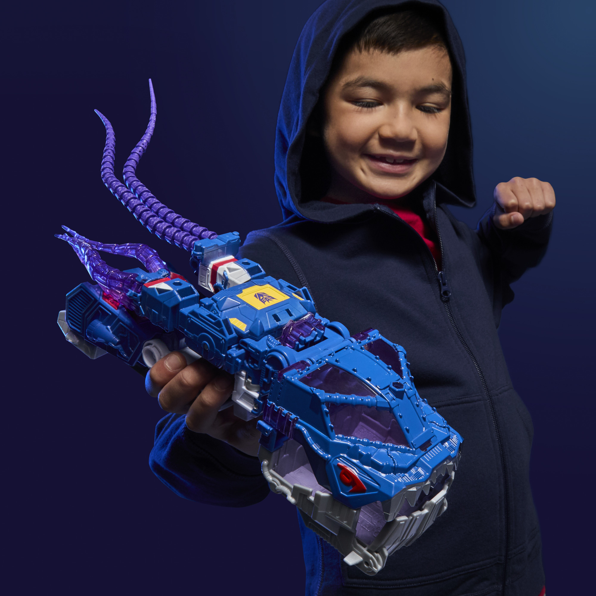 Transformers CYBERWORLD Energon Surge Explorateur des fonds marins Soundwave figurine