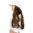 thumbnail image 1 of Fashionable White Baseball  Hat , Long Curly Hairpiece, High Simulation, Distinctive Shapes for Different Occasions, Sun Shading in Summer, Winter Warmth, Convenient Wear, 1 of 8