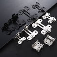 thumbnail image 3 of VONKY 2pack/lot Sleek And Secure Bedroom Latch Stainless Steel Lock Fixed With Movable Bolts Right angled large, 3 of 6