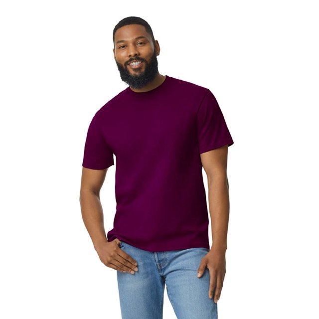 Gildan - Softstyle Midweight T-Shirt - 65000 - Maroon - Size: 2XL