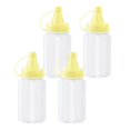thumbnail image 3 of S SERENABLE 4Pcs Small Bottles Portable Food Storage Container Seasoning Bottles Bottle Yellow, 3 of 9