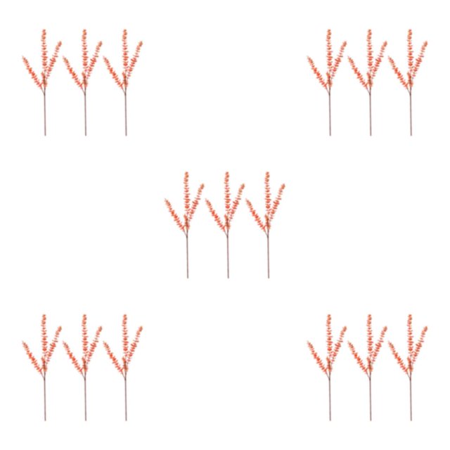 Baohd 3x Realistic Appearance Artificial Plants Nature S Charm To Space Easy To Clean orange pink 5Set