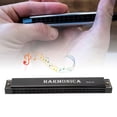 thumbnail image 4 of 24 Hole Harmonica, Solo or Accompaniment Wind Musical Instrument Natural Beginner Harmonica  for Classroom Teaching, 4 of 7