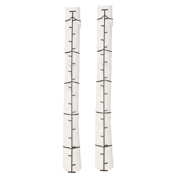 Big Game Hunting Quick Stick Steel Ladder Tree Climbing System, 20 Foot (2 Pack)