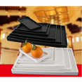 thumbnail image 2 of Plateau de Service Jetable table de Buffet de Traiteur pour BBQ Blanc 21x10 cm, 2 of 7