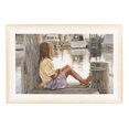 thumbnail image 1 of "On the Dock" by Georgia Janisse Printed Framed Wall Art, 1 of 2