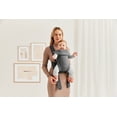 thumbnail image 3 of Porte-bébé BabyBjorn Mini, jersey 3D, Gris Foncé, 3 of 6