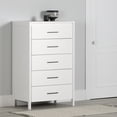 thumbnail image 1 of South Shore Gravity 5-Drawer Chest for Adult, in Pure White, 1 of 13