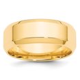 thumbnail image 1 of 14K Yellow Gold 8mm Bevel Edge Comfort Fit Band Size 13.5, 1 of 4