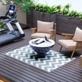 thumbnail image 1 of Outsunny Tapis Extérieur Réversible pour VR, Tapis de Sol de Patio 4 Pieds x 6 Pieds, Gris et Blanc, 1 of 10