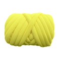 thumbnail image 3 of GUOOL Chunky Yarn 500G Crocheting Bulky Chunky Yarn for Baskets Rug Making Throw Lemon Lemon Yellow, 3 of 9