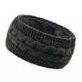 thumbnail image 3 of Fashion Autumn And Winter Pure Color Wool Knitted Hair Band Sports Headband, 3 of 9