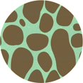 thumbnail image 1 of Ahgly Company Machine Washable Indoor Square Transitional Saddle Brown Area Rugs, 3' Square, 1 of 7