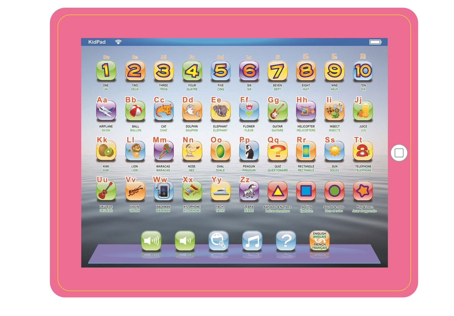 kid connection Kidpad - Pink Tablet for Kids