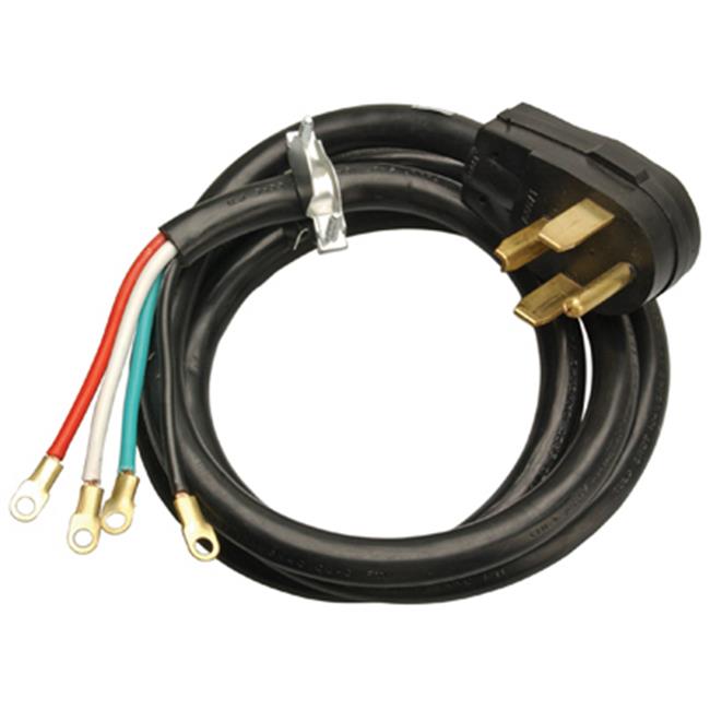 09156ME 10-4 Black Dryer Cord - 6 ft.