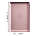 thumbnail image 3 of Hearth & Gear Non Stick Bakeware Heavy Duty Steel Cookie Sheet For Even Heating Oven Baking Pans For Baking Roasting And Cooking Microwave Oven Rack Wire Rack Baking round Half Sheet Baking Pans Oven, 3 of 6
