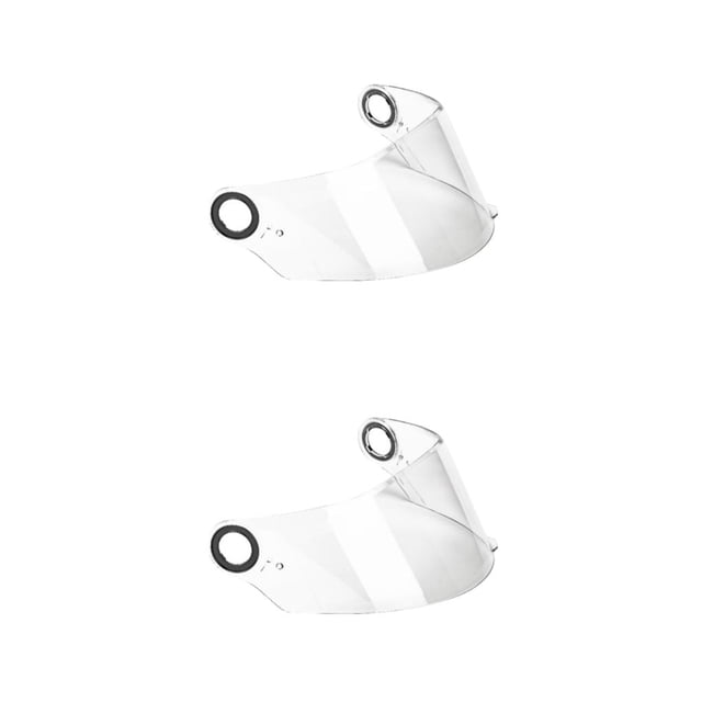 Youkk High-Performance for Visor Lens for FF358 396 Full Face Scratch-Resistant Transparent 255mm 2Set