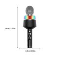 thumbnail image 4 of tredstone Wireless Microphone Dynamic Speaker Reverberation KTV Player Surround Rechargeable with LED Lights Mic Strong Compatibility Black, 4 of 6