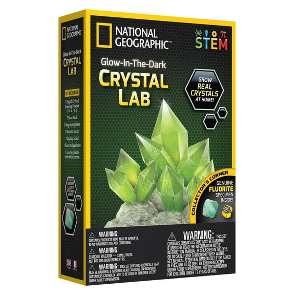 National Geographic Glow-In-The-Dark Crystal Growing Lab