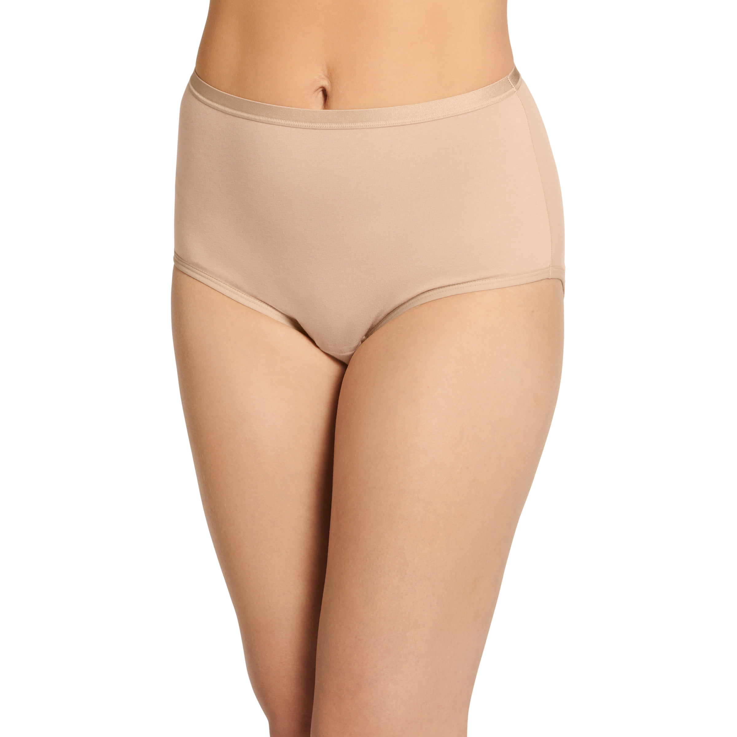Jockey Women's Worry Free Cotton Stretch Moderate Absorbency Brief