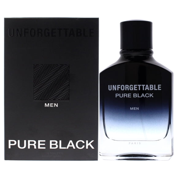 Unforgettable Pure Black par Glenn Perri pour Hommes - Vaporisateur EDT 3,4 oz