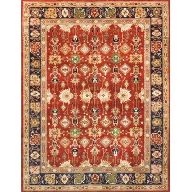 Pasargad 027375 Hand-Knotted Lambs Wool Area Rug - 9 ft. 1 in. x 11 ft. 8 in.