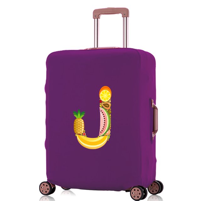 Travel Accessories Luggage Covers Travel Suitcase Cover Protector Reusable Washable 18-32inch Fruit Printed Pattern Series 8fruit J XL